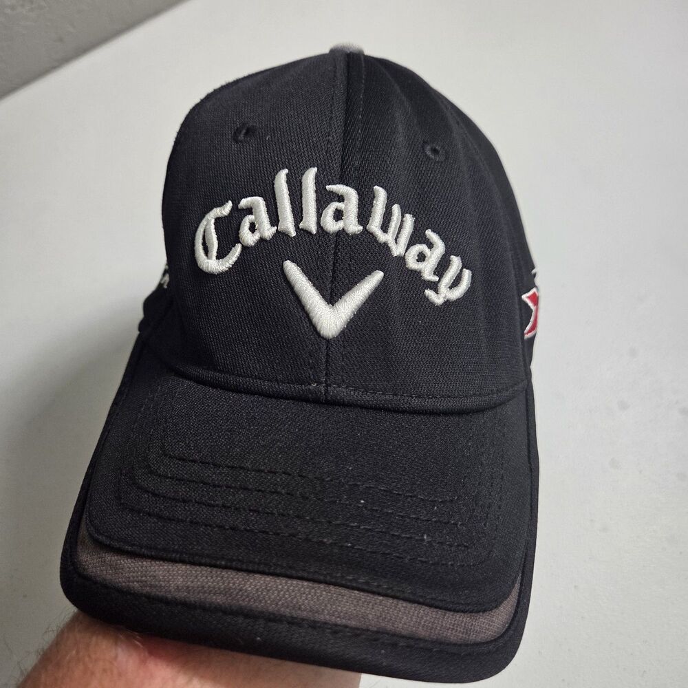​Callaway Golf Hat Mens OSFA Black X-Hot HEX Black Tour Odyssey Performance Cap